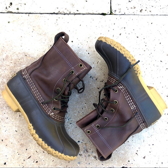 L.L. Bean Other - LL Bean Brown Duck Boots Kids Size 2